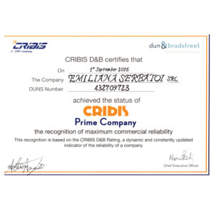cribis September AMTank Certificate